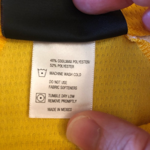 Concurve Mens Cycling Shirt Jersey Yellow White Size M 1/2 Zip Pockets - Picture 6 of 11